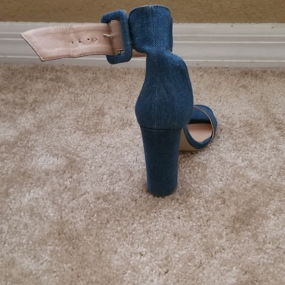 Light blue Denim heels - Picture 3 of 4